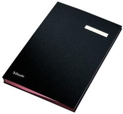 ESSELTE Aláírandókönyv ESSELTE A/4 karton 20 részes fekete (621061) - irodaszerwebaruhaz