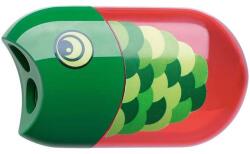 Faber-Castell Hegyező FABER-CASTELL 1835 2 lyukú tartályos radírral hal minta (183525) - irodaszerwebaruhaz