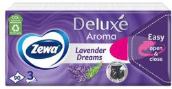 Zewa Papírzsebkendő ZEWA Deluxe 3 rétegű 90 darabos Levendula (53657) - irodaszerwebaruhaz