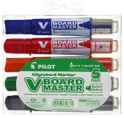 Pilot Táblamarker PILOT V-Board Master Medium BeGreen kerek 5 db-s készlet (WBMA-VBM-M-S5)