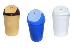 Sterk Plast Szemetes billenő fedeles STERK3 kerek 12L - irodaszerwebaruhaz