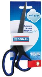 DONAU Olló irodai DONAU Soft Grip 16, 5 cm fekete-kék