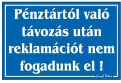 Gungl Dekor Piktogram Pénztártól való távozás után… fehér (000/ 320F) - irodaszerwebaruhaz