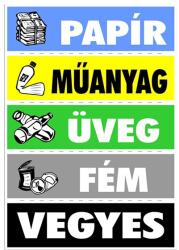 Gungl Dekor Matrica Szelektív kuka vágható "C