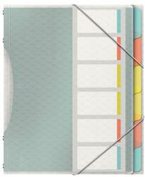 ESSELTE Előrendező ESSELTE Colour Breeze A/4 PP 6 részes (626255) - irodaszerwebaruhaz