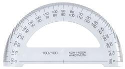 KOH-I-NOOR Szögmérő KOH-I-NOOR 180 fokos műanyag (7250066000)