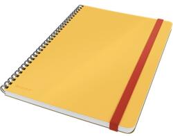 Leitz Spirálfüzet kockás LEITZ B/5 80 lapos Cosy Soft Touch keményfedeles melegsárga (44840019)
