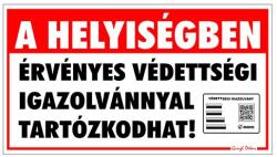 Gungl Dekor Piktogram A helyiségben érvényes védettségi igazolvánnyal tartózkodhat "E (000/750) - irodaszerwebaruhaz