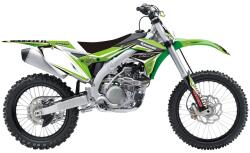 BLACKBIRD Dream Graphic 4 Teljes Dekorszett Kawasaki KX450F BLACKBIRD Vázak, idomok, kiegészítők Matrica szett és dekor Off-road matrica szett