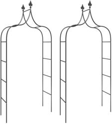 Kerti pergola Fém Boltív2 db-os szett 120x38x260 cm (KAC-319349)