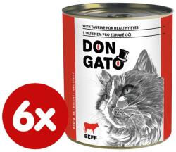 Dibaq Don Gato konzerv macska marhahús 6×850 g