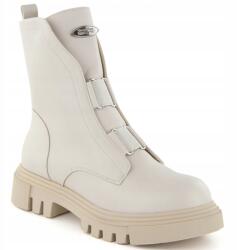 Jezzi Workers női platformos bakancs bézs Jezzi 39-es (RMR2150-19)