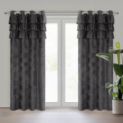 Takoy Sötétítő függöny AGIS moher anyagból fodrokkal 140 x 250 cm