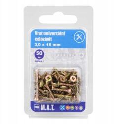  Teljes menetű csavarhúzó 3, 0x16 mm Zz (50 db) (600011)