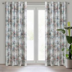Takoy Puha bársony sötétítő függöny MARISA romantikus virágmintával 140 x 250 cm