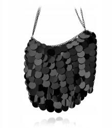 Betlewski női alkalmi táska szilveszterre, esküvőre, partira, válltáska fekete (BTD-LP-01 CZARNY)