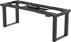 Aarven Aarven, 4 motoros, 3 szegmensű, fekete, állítható magasságú, asztaltalp (ETQM-BK)