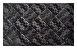  gumiszőnyeg 45x75cm Rombusz, Piros (729021)