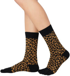 Knitido Trailer Garden Leopard Black/Brown Zokni