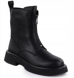 Goe Női bőr tornacipő fekete Goe SS2N4145 38 (SS2N4145)