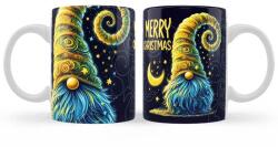 Nevesajándék Karácsonyi Bögre 3 dl - Merry Christmas Gnome Manós Bögre (B1371)
