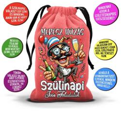 Nevesajándék Merész Húzás - Szülinapi Ivós Feladatok -Lazac (MHZ014L)