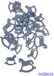 Fa dekor hintaló mix - Szürke