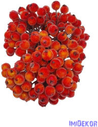  Csillámos drótos bogyó - Narancs mix