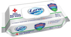 Lara Med Antibakteriális törlőkendő kézre és testre (80 db/cs) - babybear