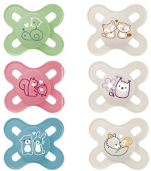 MAM Játszócumi Original Start, megújult, dupla szilikon lapított (méret: 1) 0 - 2 hó - babybear