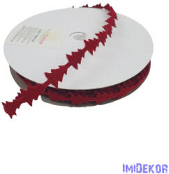  Filc szalag kicsi fenyőfa - Bordó