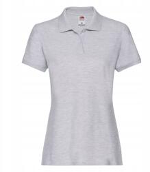 Fruit of the Loom Premium Polo Heather Grey női póló méret 2XL (63-030)