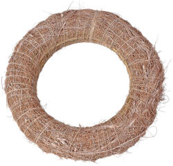 Valex Decor Szizállal bevont széna koszorúalap 15cm/3cm - Bézs (KA2-15S)