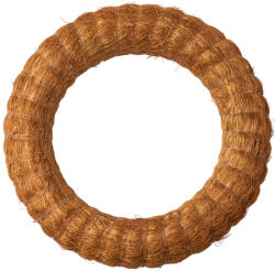 Valex Decor Szizállal bevont széna koszorúalap 20cm/4cm - Barna (KA2-20B)