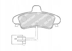 Delphi LP1683 fékbetét készlet
