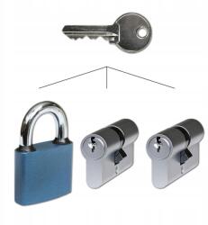 Richter Czech 2 db 30+35Ni zárbetét és 1 db 52 Rich lakatkészlet közös zárhoz (Bellatex)