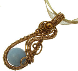  Egyedi angelit drótékszer medál