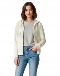 GUESS Krémszínű Pamut Pulóver Kapucnival És Zsebekkel M Gmg