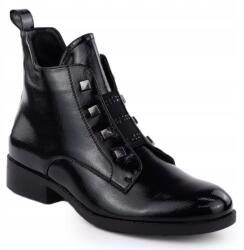 S. Barski Lakkozott női bakancs fekete S. Barski HY52-527 36 (HY52-527 Black)