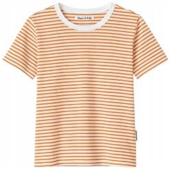 Marc O'Polo Marc Opolo Narancssárga-fehér Csíkos Pamut Póló 152CM Kym