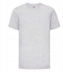 Fruit of the Loom Gyerek Póló Valueweight Heather Grey méret 9-11(140) (TD1)