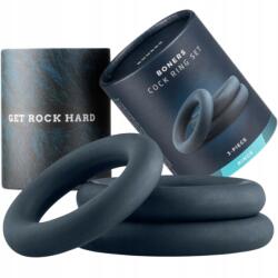 Sextreme Pénisz erekciógyűrű szett 3 db-os, Szilikon Boners (EDCBON001)