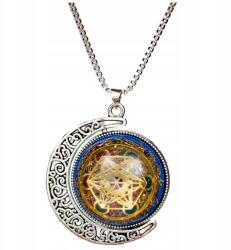  Orgonit Nyaklánc Kétoldalas Metatron Kocka Merkaba Ajándéknak (NASZYJNIK ORGONIT DWUSTRONNY METATRON GLAZURA)