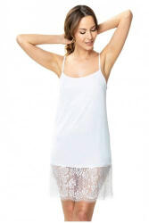 MEWA lingerie 86465 Corsa Sirály csipkés hálóing, fehér (5900911545919)