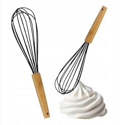 Galicja Szilikon Habverő Fekete Tojáshabverő Krém 26CM (26135)