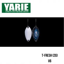 Yarie T-Fresh lengővillogó #708 V6 (2g) (4511135229892)