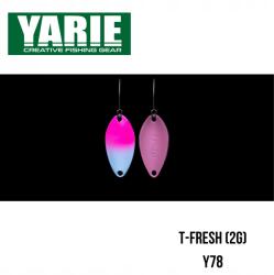Yarie T-Fresh lengővillogó #708 Y78 (2g) (4511135993991)