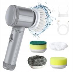  Elektromos Mosó Forgó Kefe Kézi Fürdőszoba Konyha Tisztítás (000532)