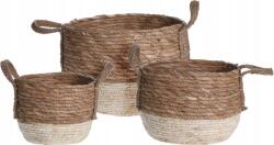 Home Styling Collection Fedő virágcseréphez 3 db-os készlet kötött Finesa (8719202947175)