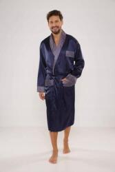 De Lafense Forex 940 férfi szatén fürdőköpeny, sötétkék - elegáns és könnyű (32926809400704200)